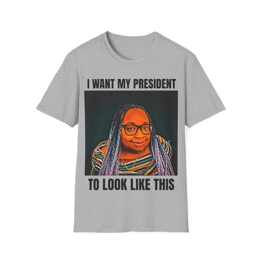 MY PRESIDENT Black Text T-Shirt